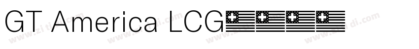 GT America LCG字体转换